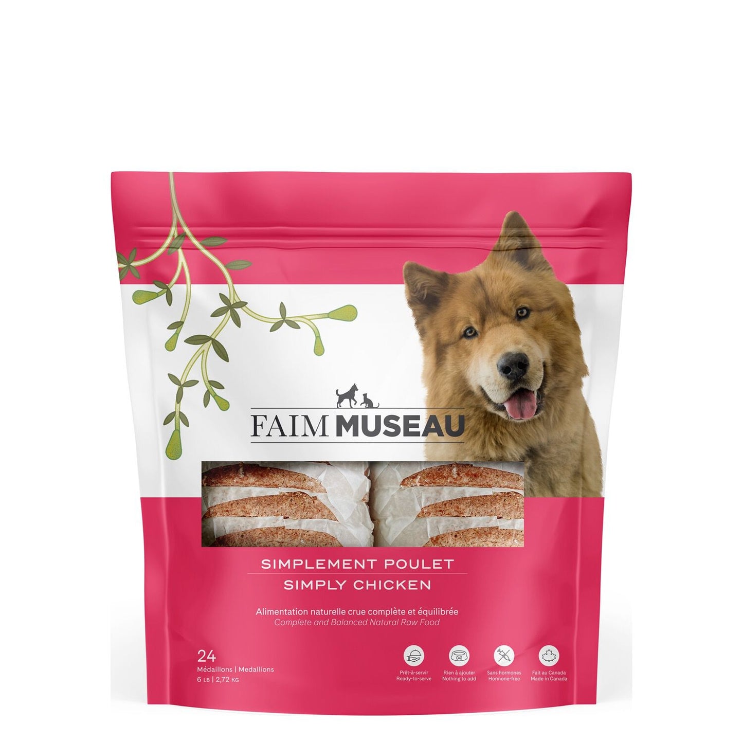 Raw dog food, simply chicken Image NaN