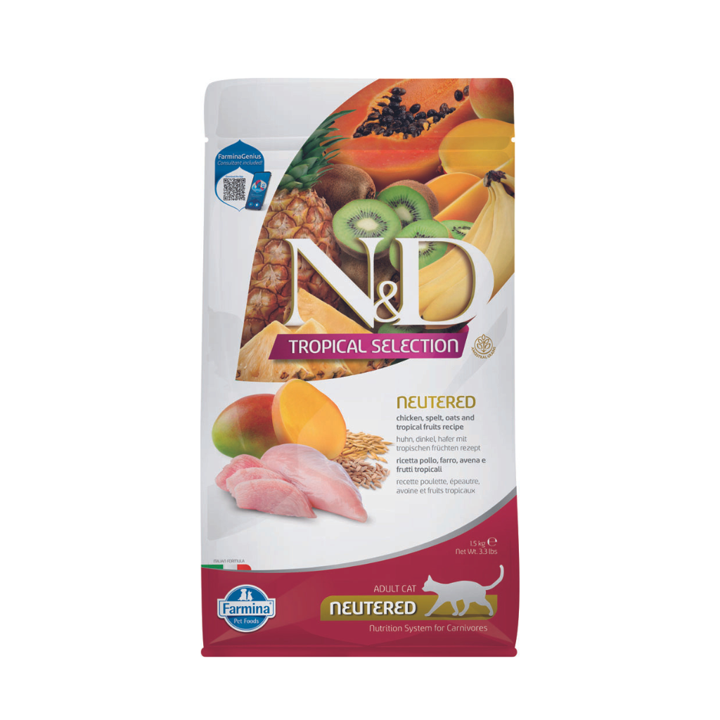Cat Tropical Chicken Neutered Farmina