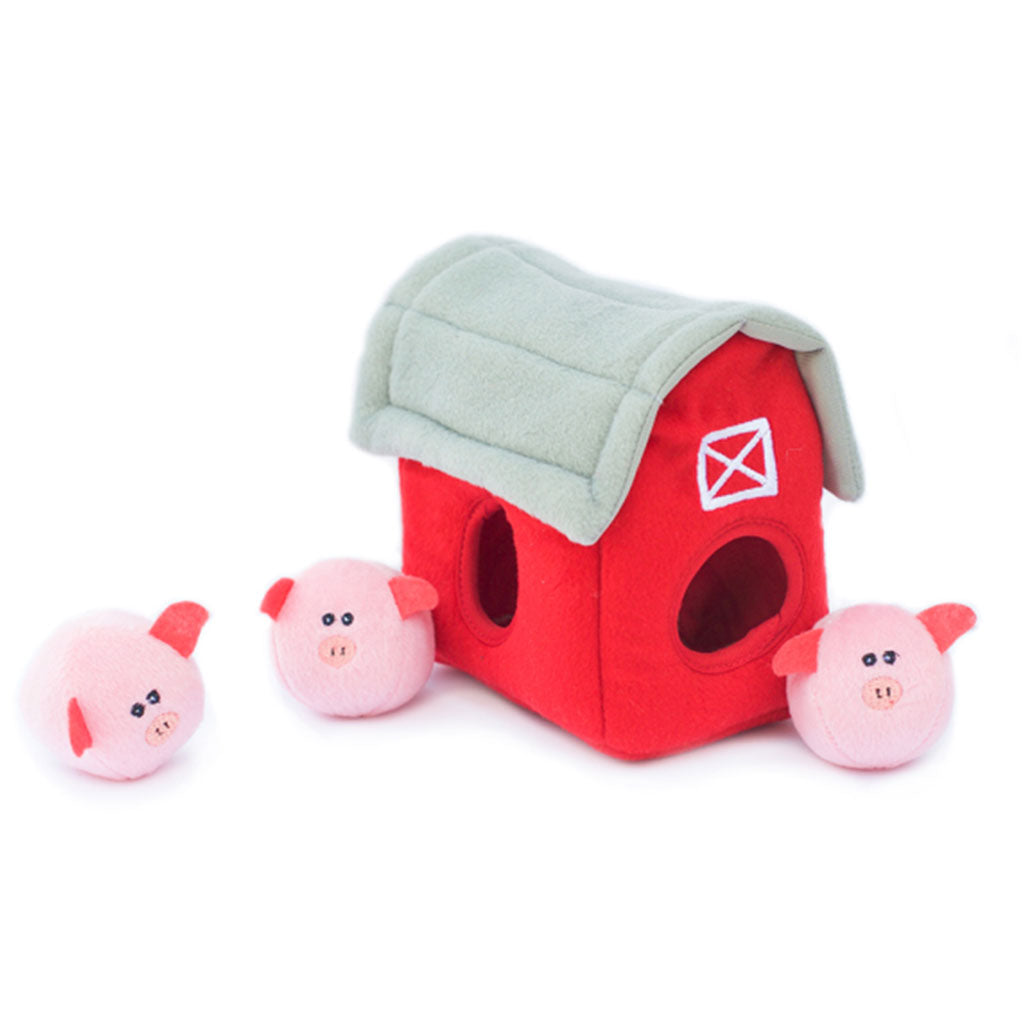 Squeaker Pig Barn ZippyPaws