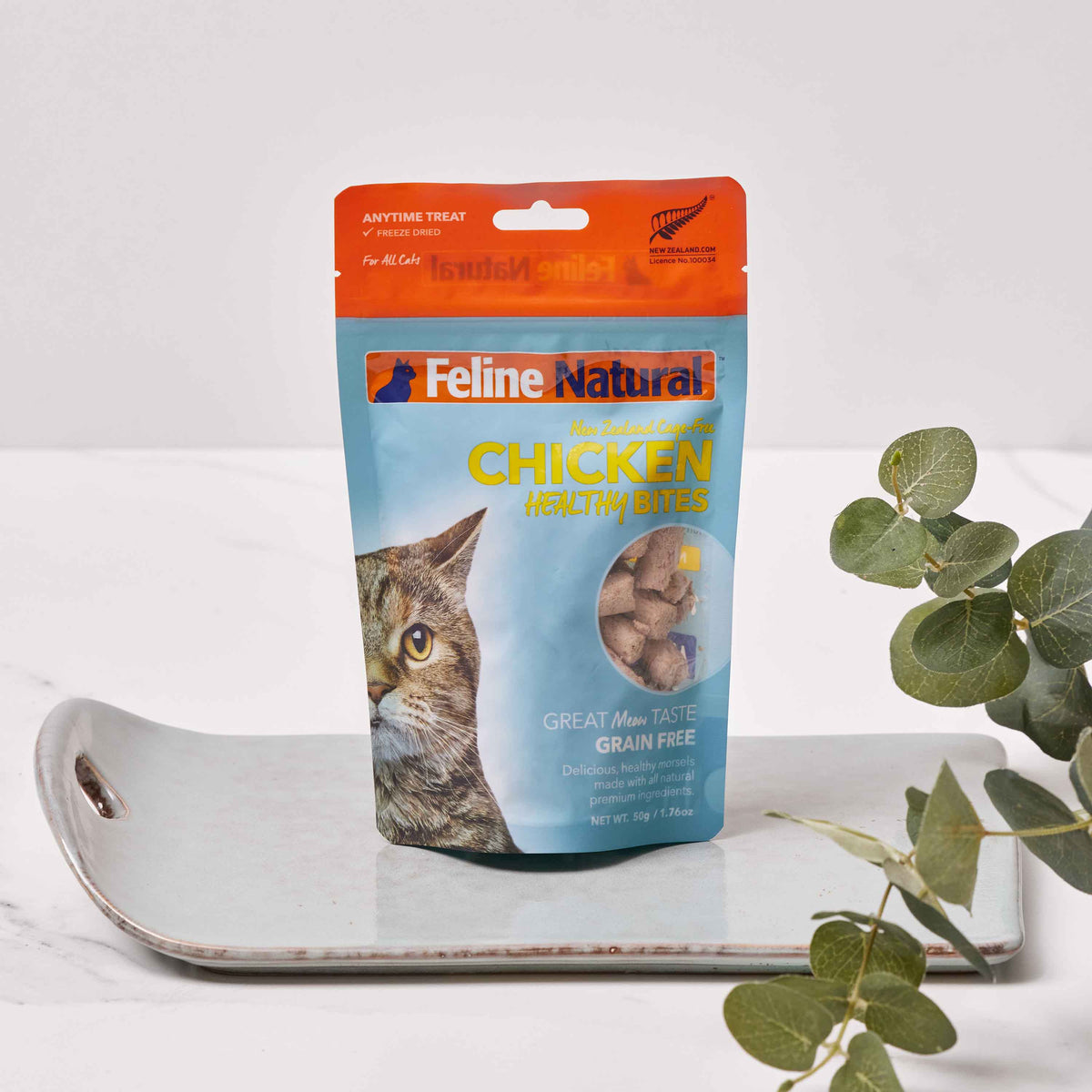 Feline Natural - Treats - Freeze-Dried - Healthy Bites - Chicken - 50g