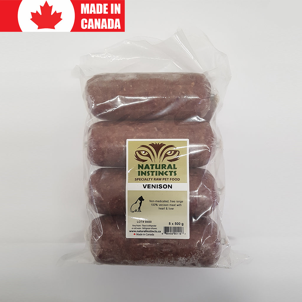 Venison for Dogs and Cats Natural Instincts