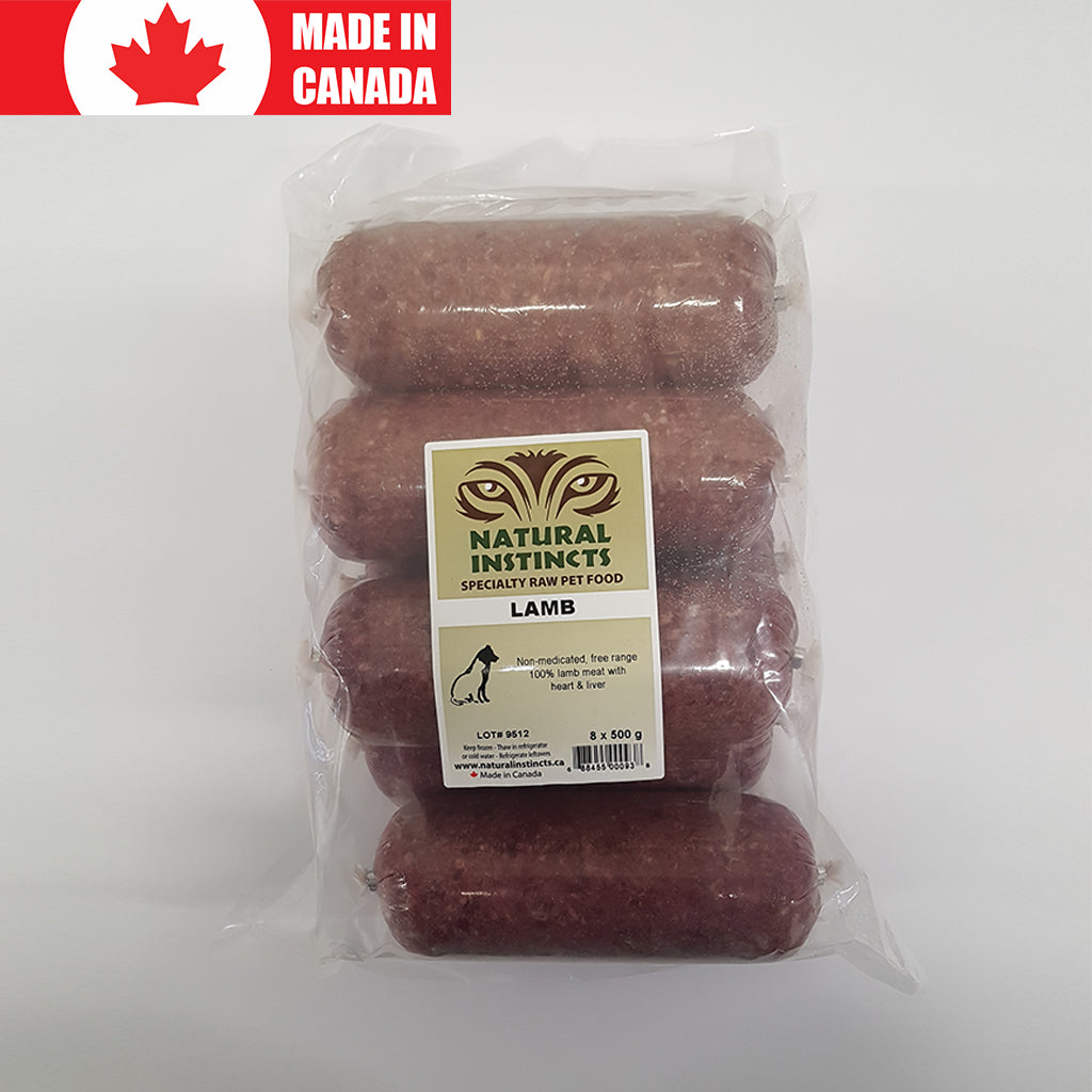 Lamb for Dogs and Cats Natural Instincts