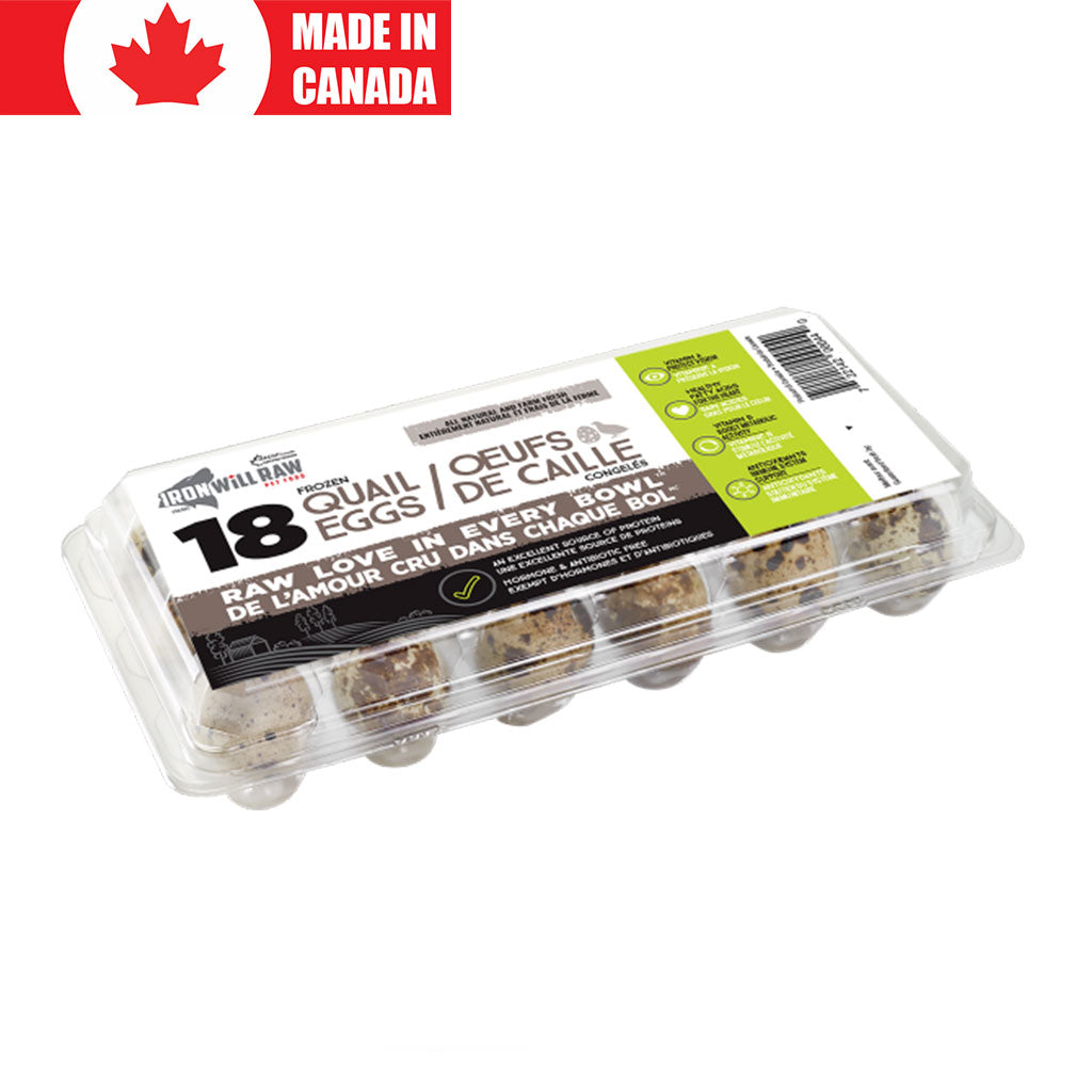 Quail Eggs Iron Will Raw