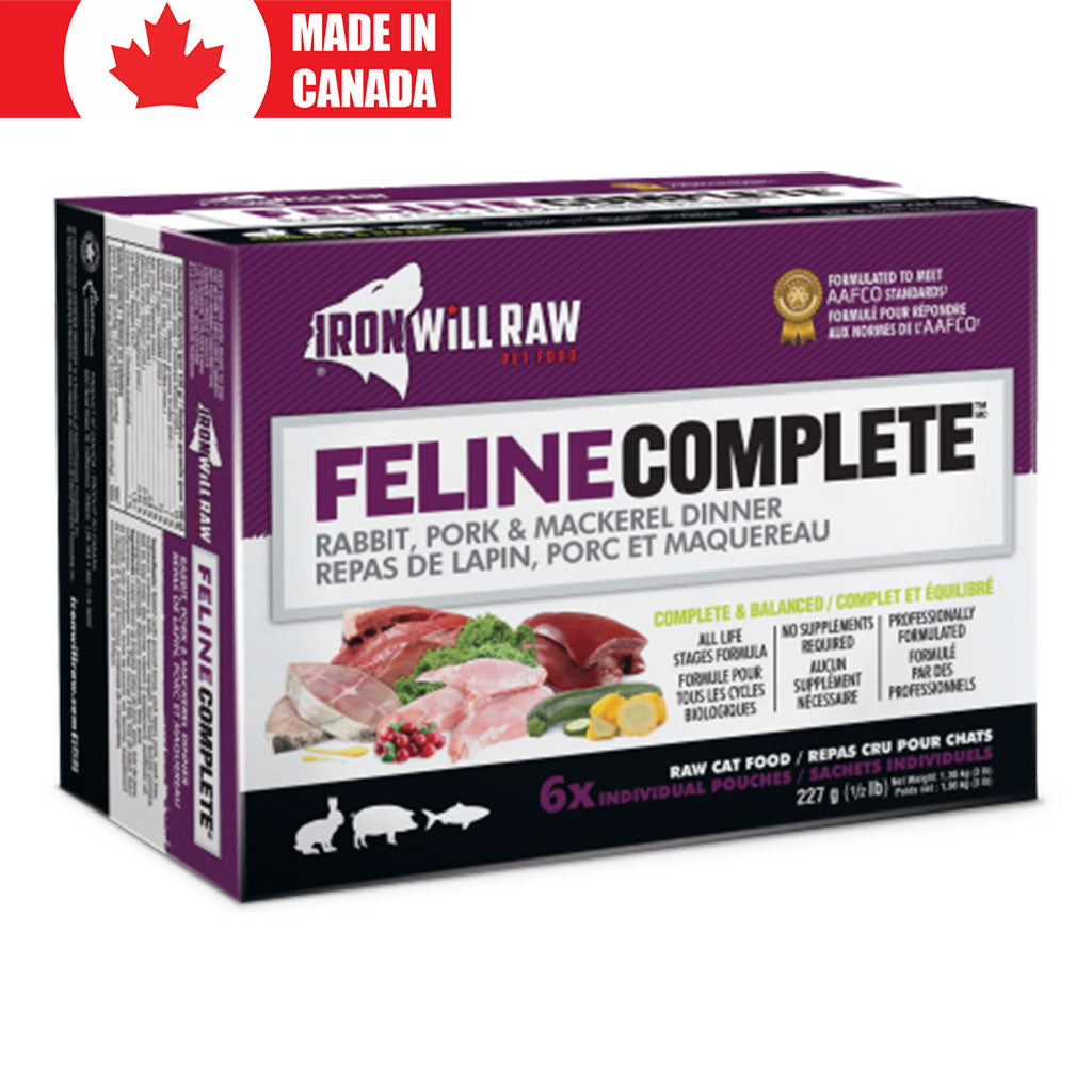 Rbbt,Pork & Mackrl Iron Will Raw