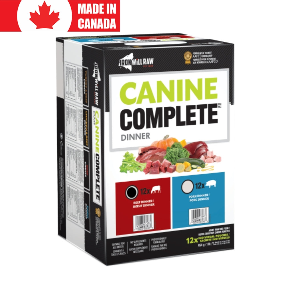 Complete Beef Dinner Iron Will Raw