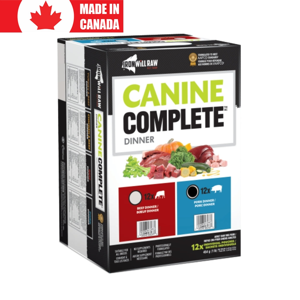 Complete Pork Dinner Iron Will Raw