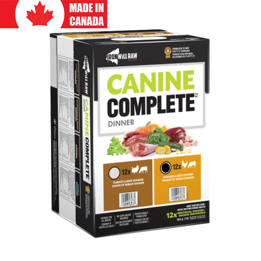 Complete Chicken & Beef Dinner Iron Will Raw