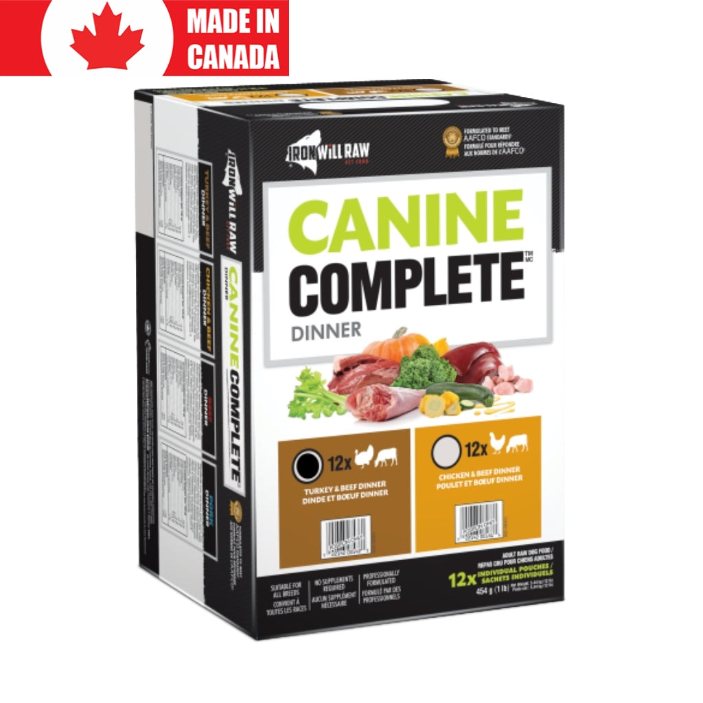Complete Turkey & Beef Dinner Iron Will Raw