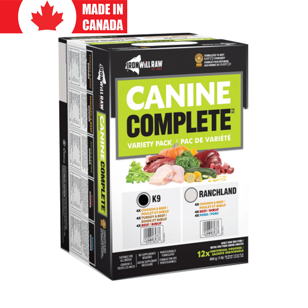 K9 Variety Pack Iron Will Raw