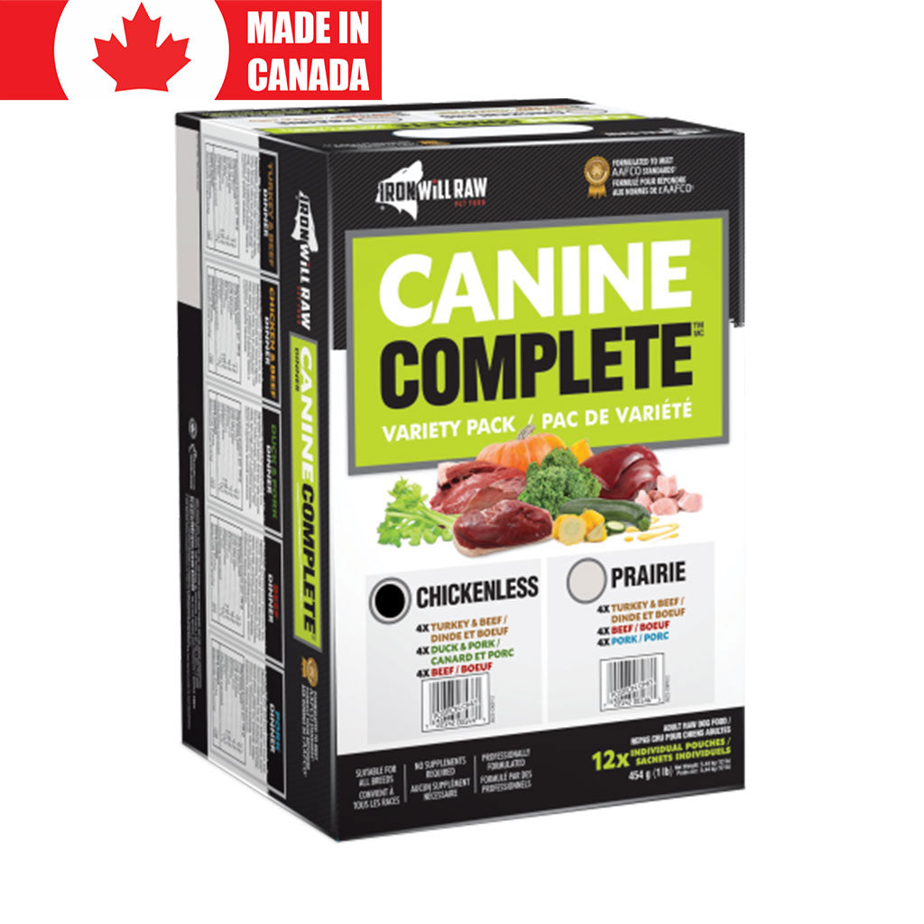 Chickenless Variety Pack Iron Will Raw