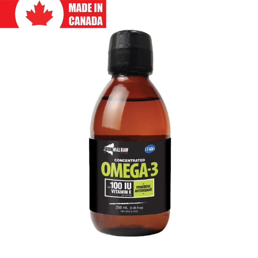 Concentrated Omega-3 Oil Iron Will Raw
