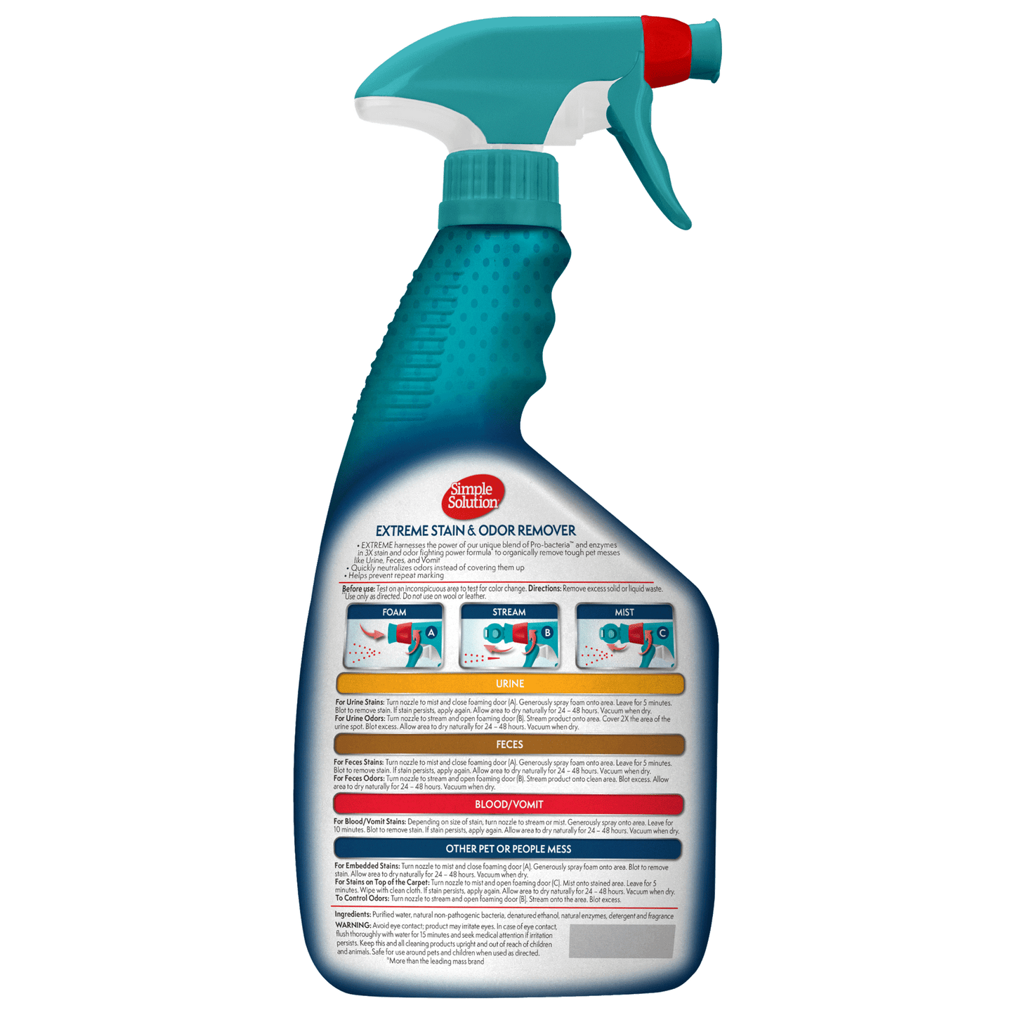 Extreme Pet Stain & Odor Remover Simple Solution