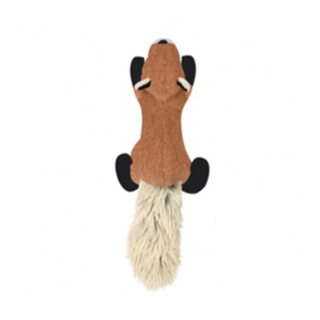 Stuffless Fox Squeaker Tall Tails