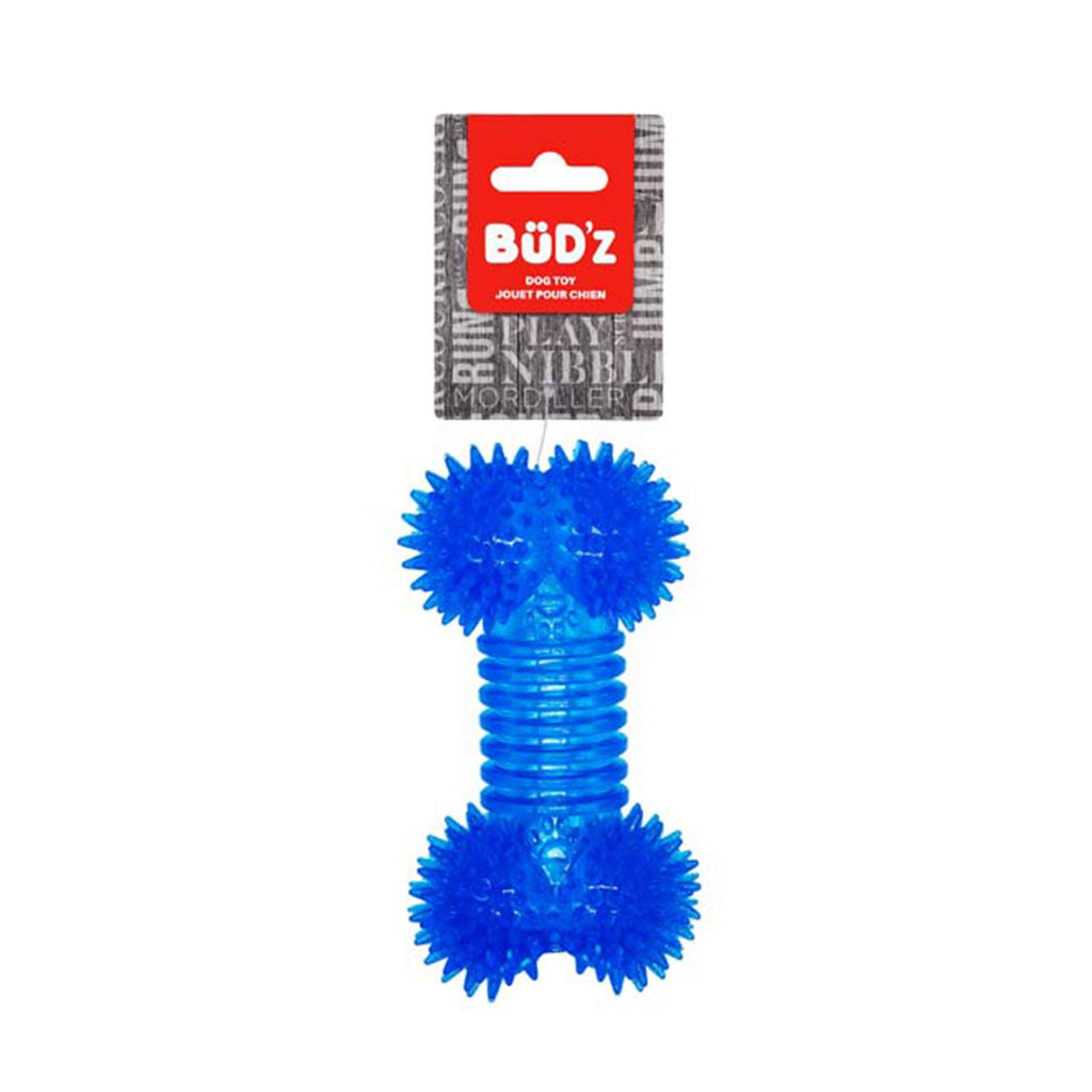 Rubber Spiked Bone Blue