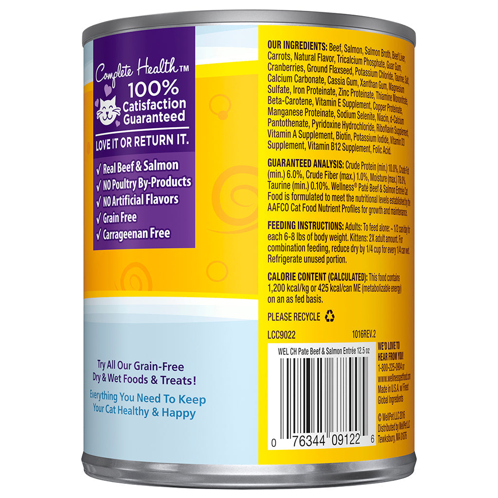 Pâté Beef & Salmon Wellness