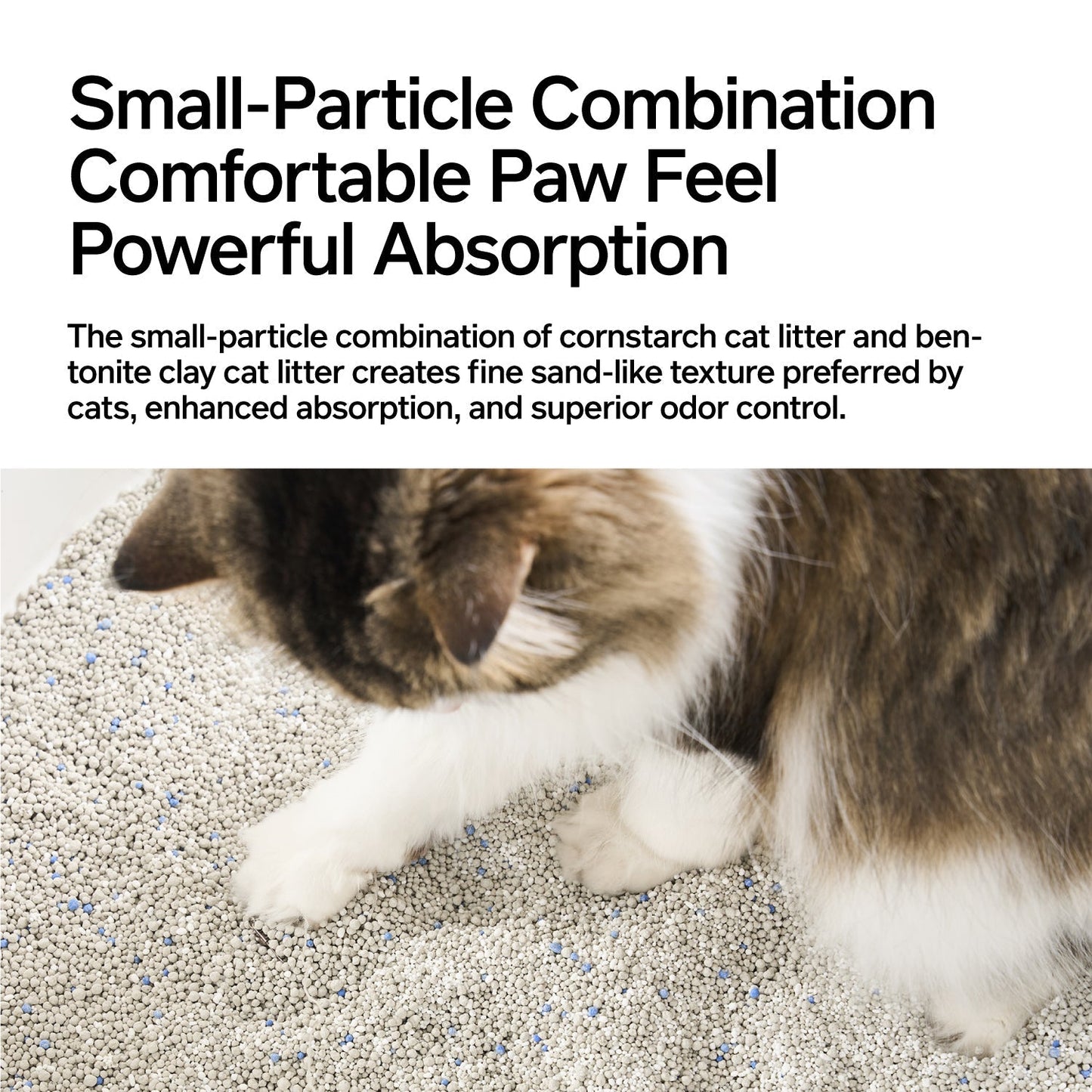 Pidan Cat Litter White-Jade (Corn Starch) & Bentonite Mix, 4 Bags | Non-Flushable | URBAN PAW PETS