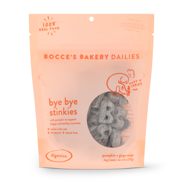 Bocce's Bakery Dog Dailies Bye Bye Stinkies 6 oz