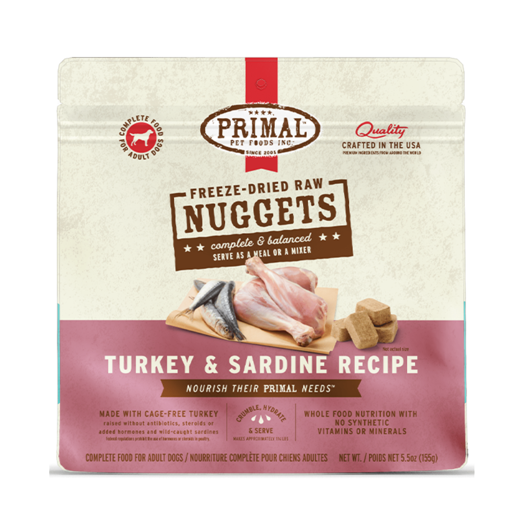 Raw FD Turkey & Sardine Primal