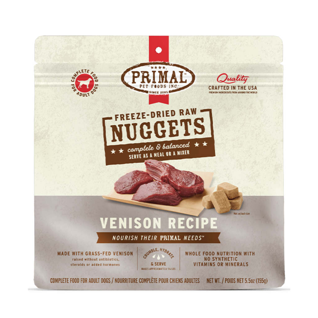 Raw Freeze-dried Venison Primal