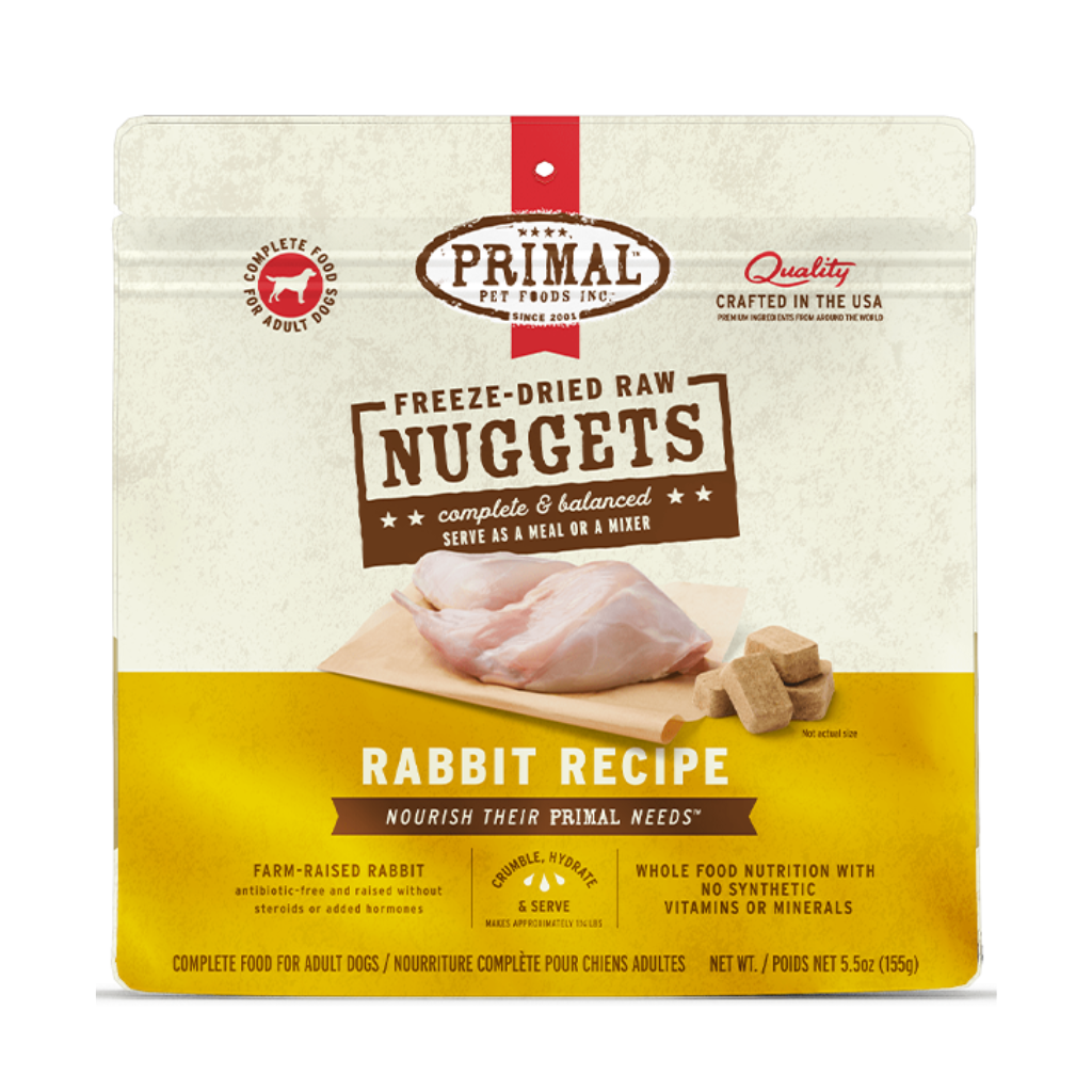 Raw Freeze-dried Rabbit Primal
