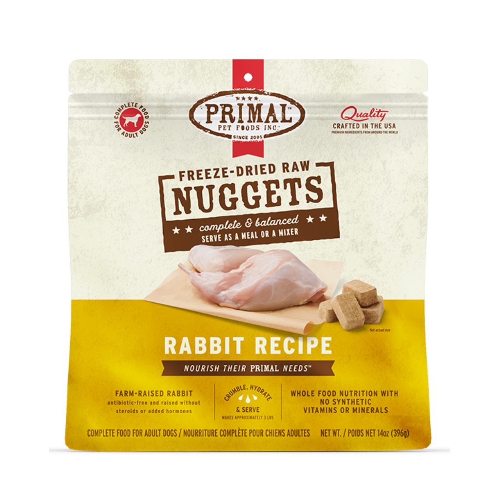 Raw Freeze-dried Rabbit Primal