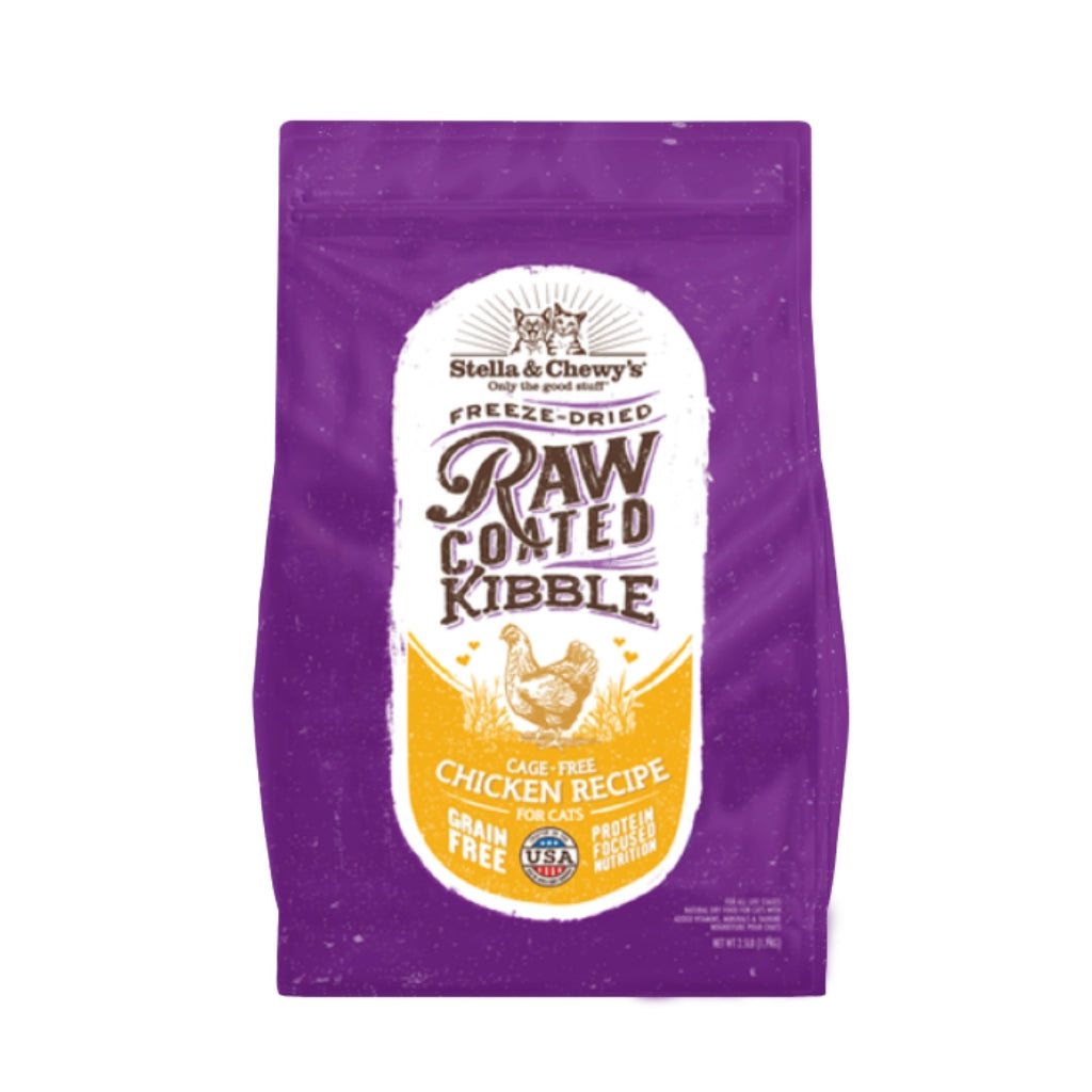 Raw Coated Kibble Chicken Stella and Chewy's