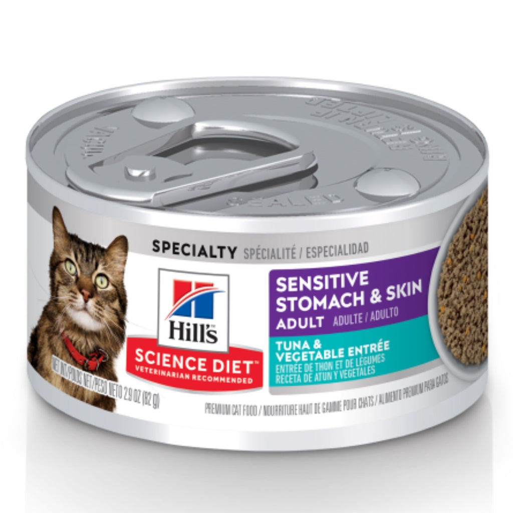Sensitive Stm&Skn Tuna Entre Hill's Science Diet