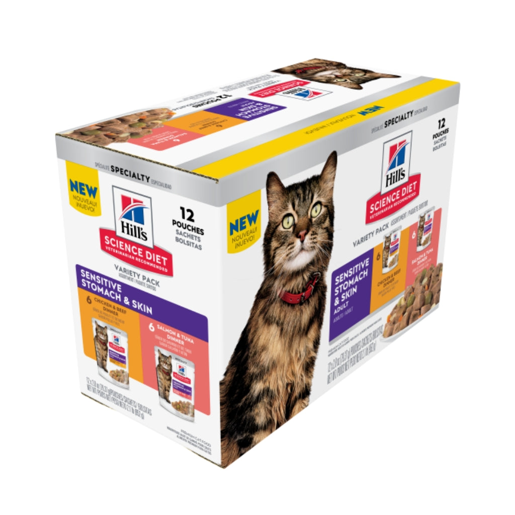 Sensitive Stm&Skn Variety Pk Hill's Science Diet