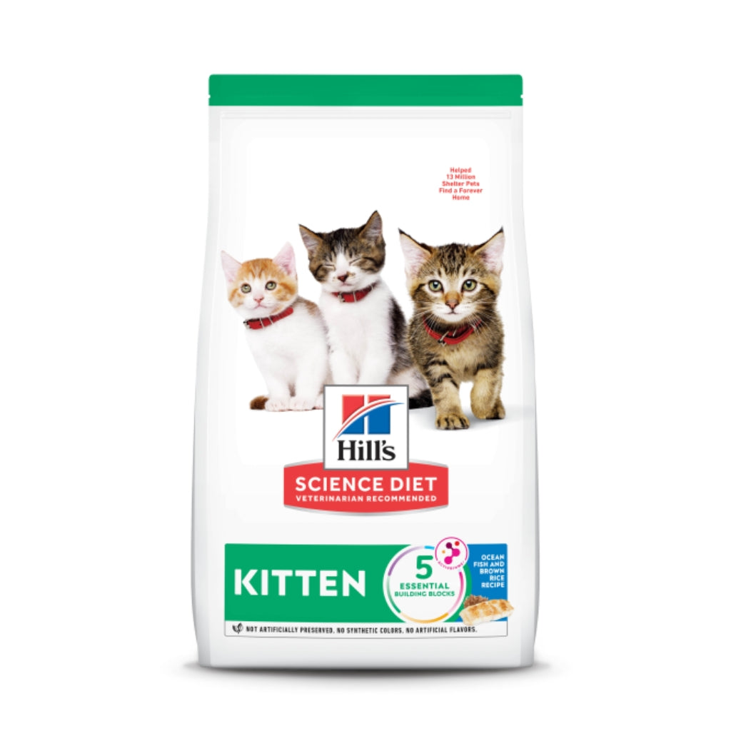 Kitten Ocean Fish & BRice Hill's Science Diet
