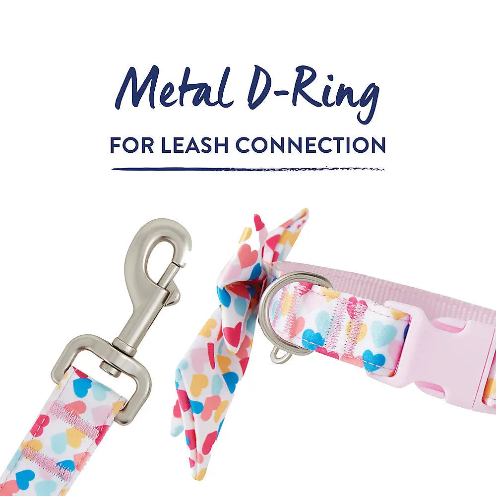 Top Paw® Hearts All Over Print Dog Collar My Store