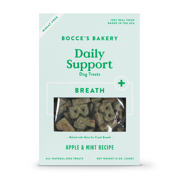 Bocce's Bakery Dog Daily Support Breath Biscuits 12 oz