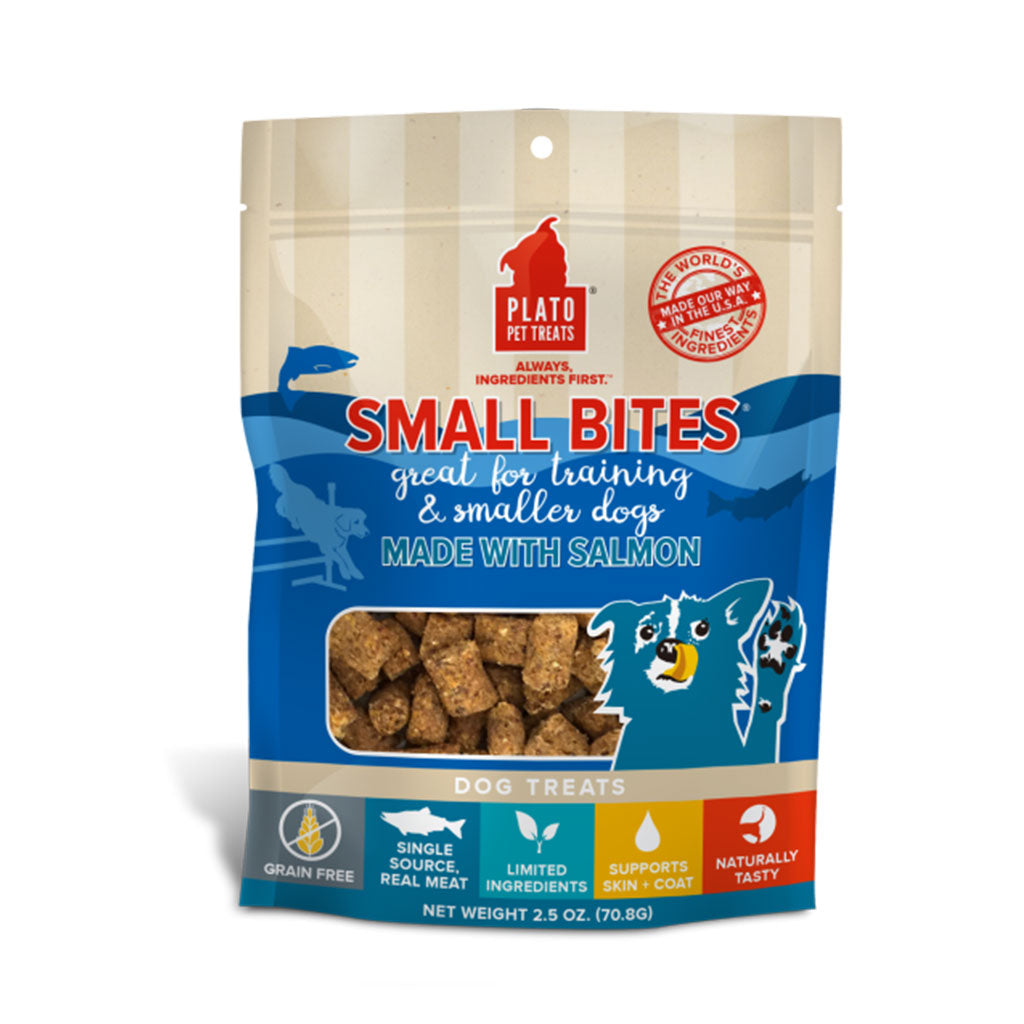 Salmon Small Bites Plato Pet Treats