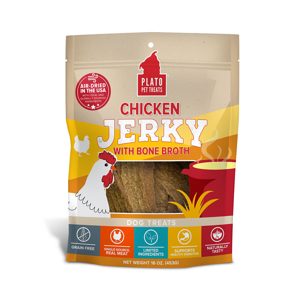 Chicken w Bone Broth Plato Pet Treats