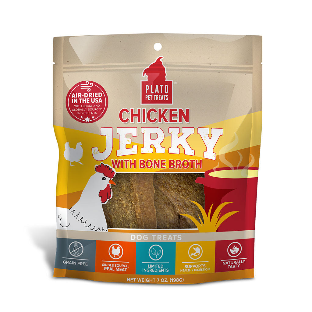Chicken w Bone Broth Plato Pet Treats