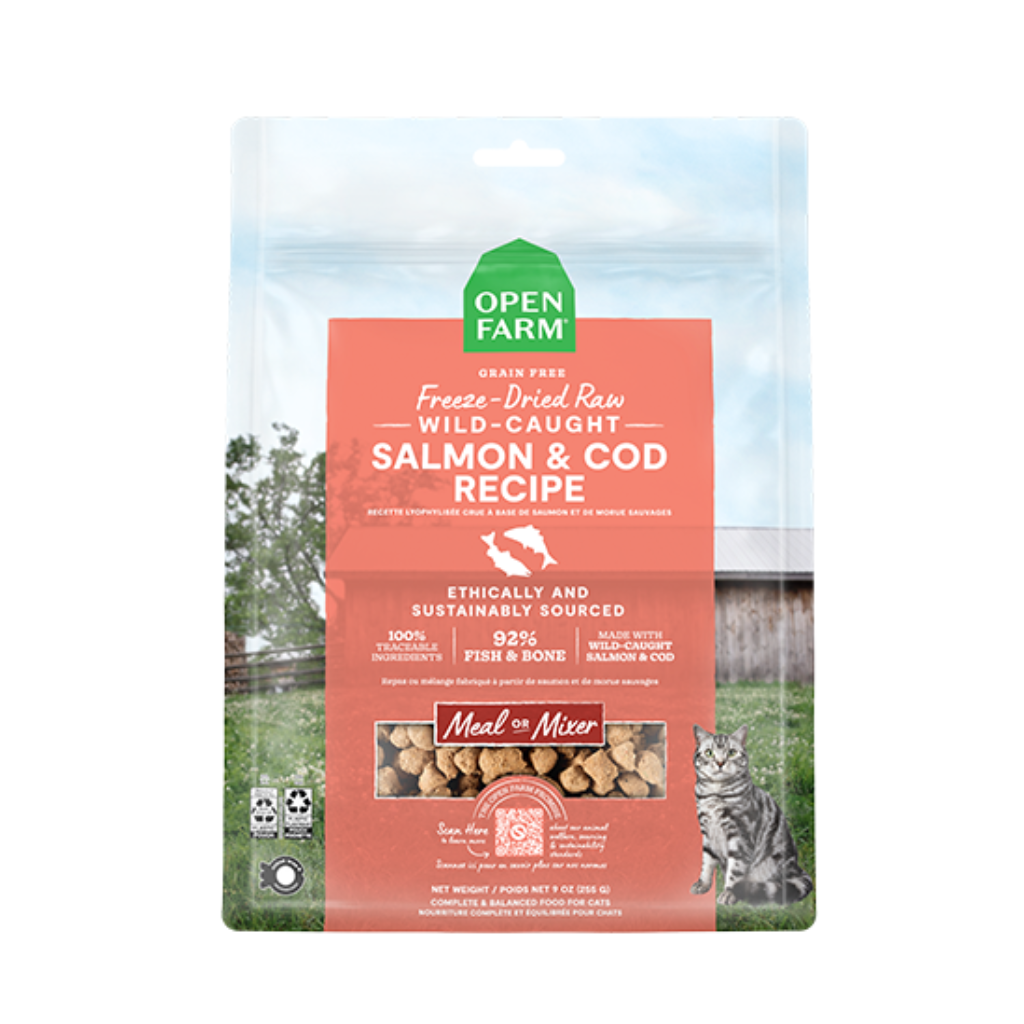 FD Raw Salmon & Cod Morsels Open Farm