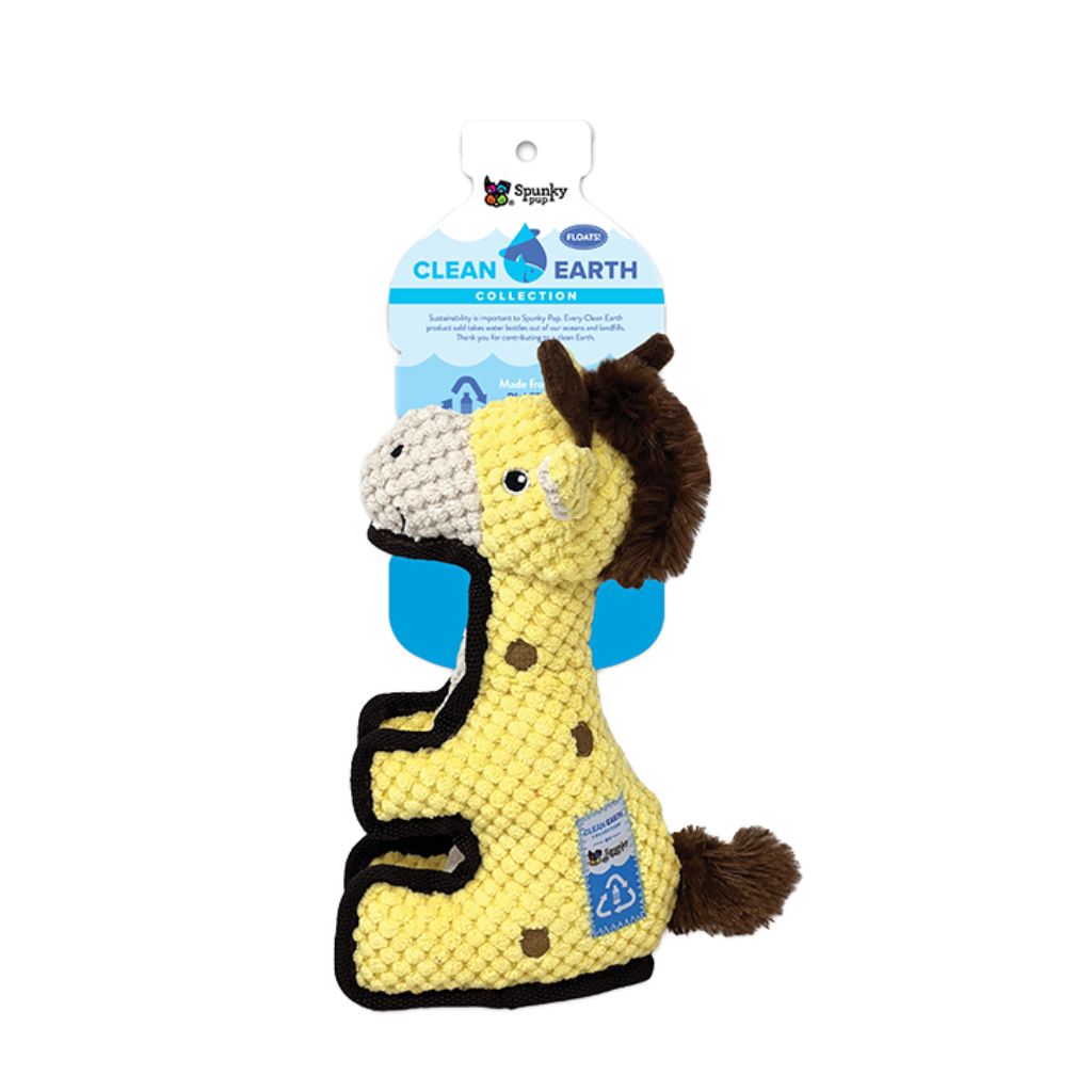 Recycled Plush Giraffe Spunky Pup