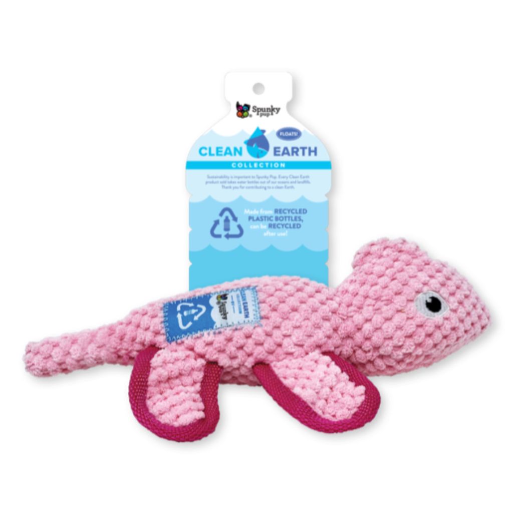 Recycled Plush Chameleon Spunky Pup