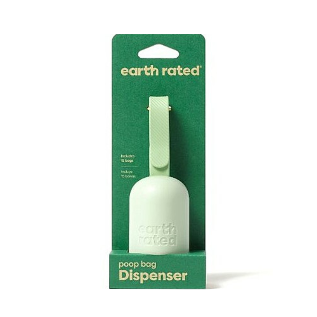 Leash Dispenser w Unscented Bags Earth Rated