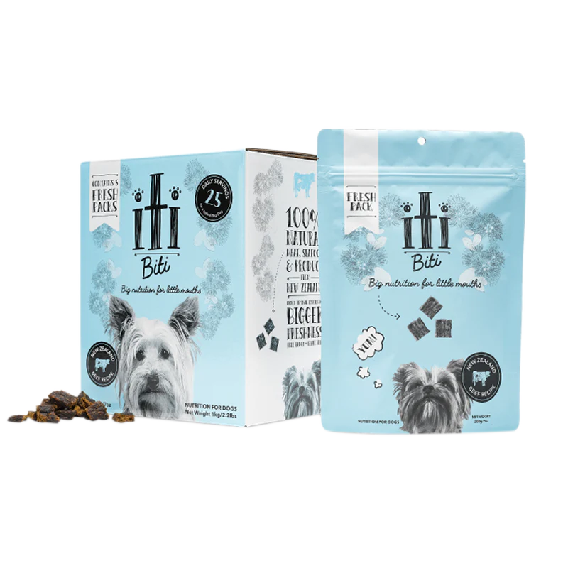 iTi -Biti -Air Dried for Dogs - Beef Pouches (5 x 200g) URBANPAWPETS LTD.