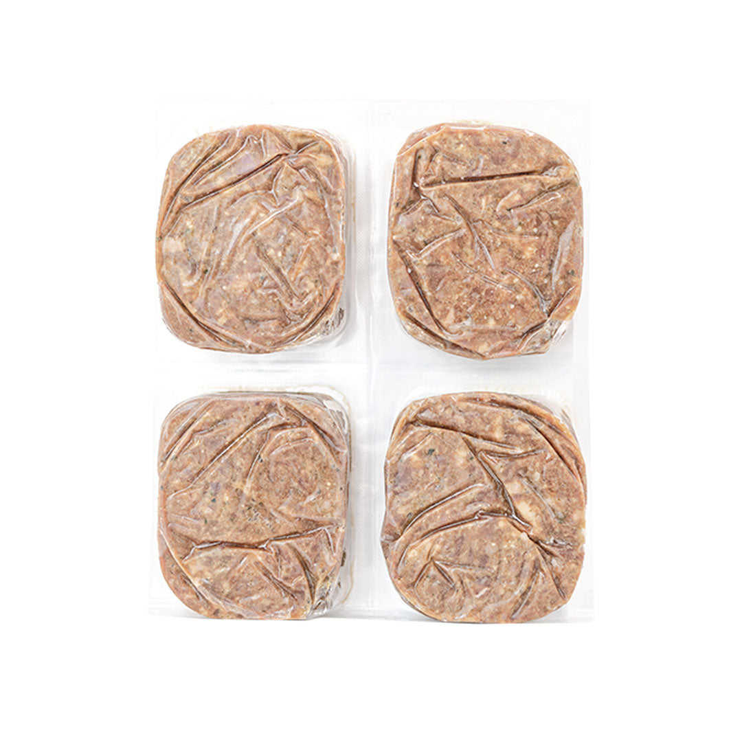 Everyday Raw Classic Harvest (Pork, Fish & Turkey) 4 x 1/4 lb (6 per case) Red Dog Blue Kat