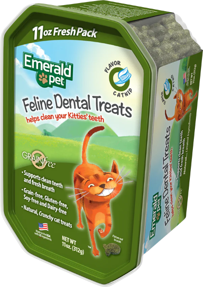 Emerald Pet Cat Dental Treat - Catnip URBAN PAW PETS