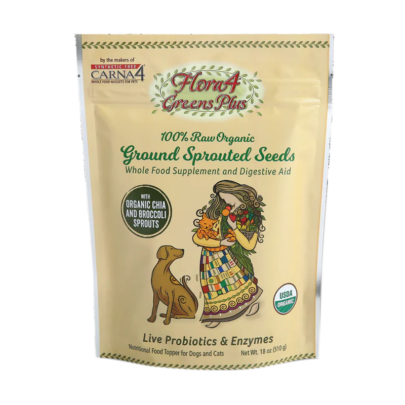 Carna4 - Flora4 Greens Plus Sprouted Seed Topper URBANPAWPETS LTD.