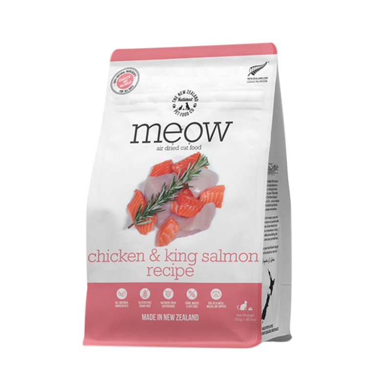 NZ Natural Pet Food Co - Air Dried - Food - Meow - Chicken & King Salmon
