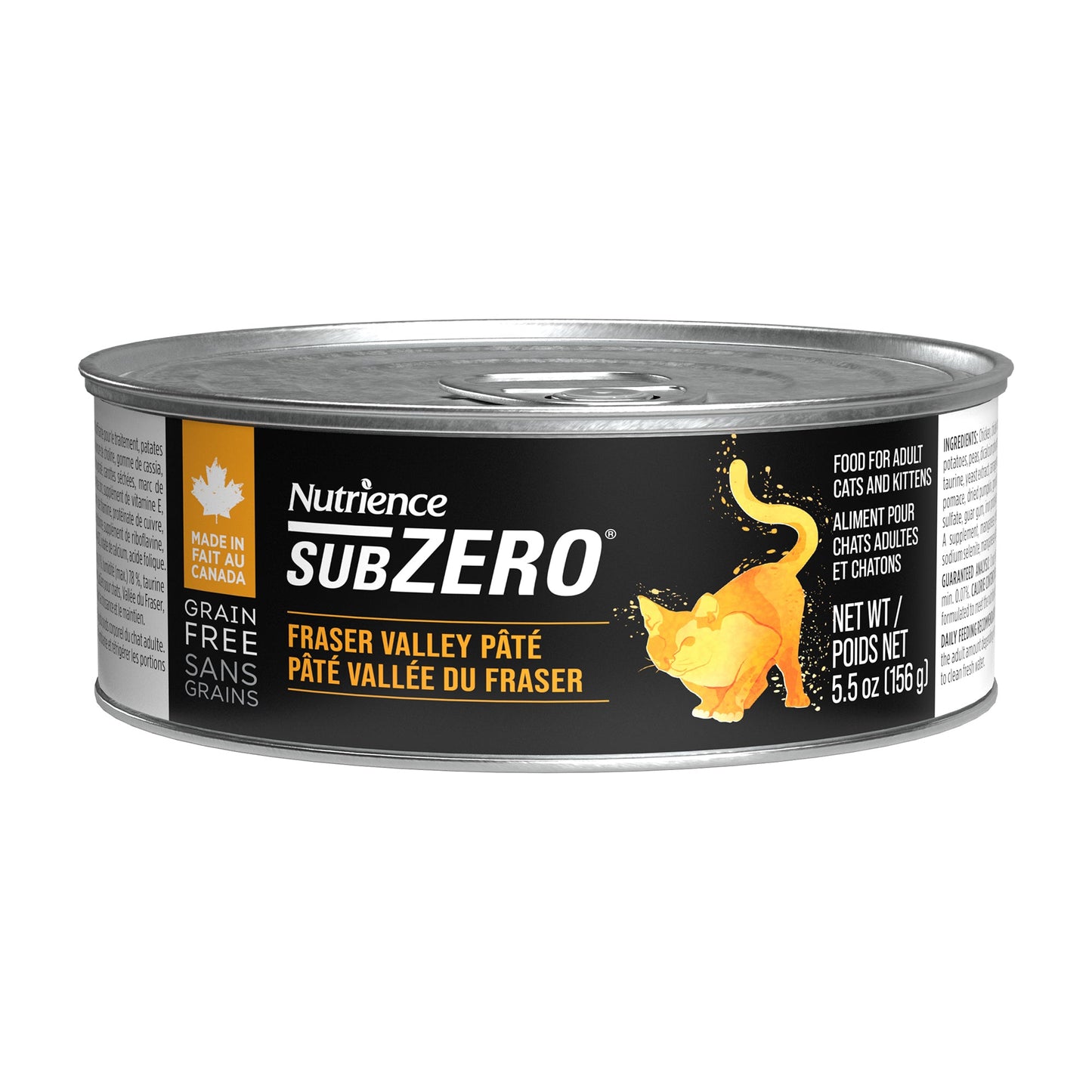 Nutrience SubZero Cat Food - Fraser Valley Pâté - 156 g (5.5 oz) URBAN PAW PETS