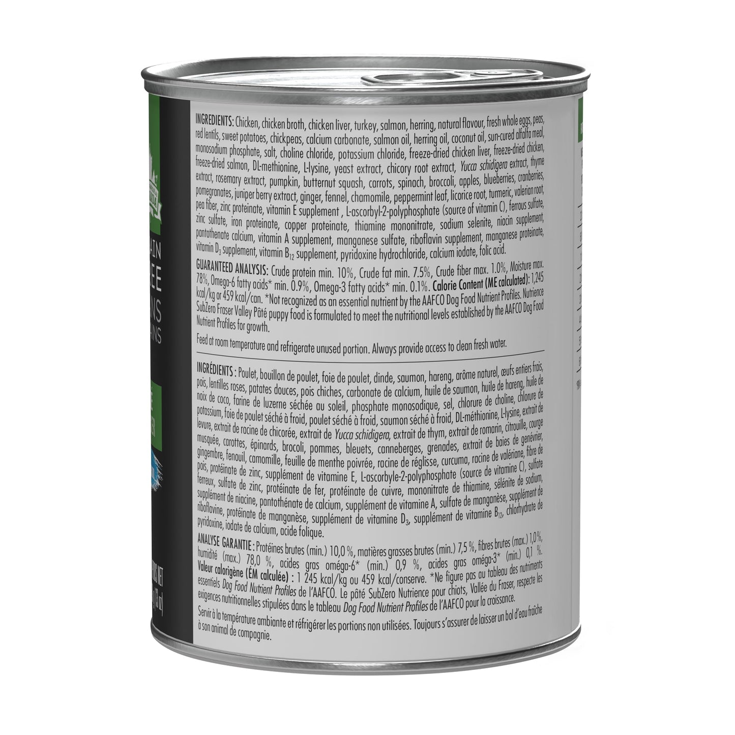 Nutrience SubZero Puppy Food - Fraser Valley Pâté - 369 g (13 oz) URBAN PAW PETS