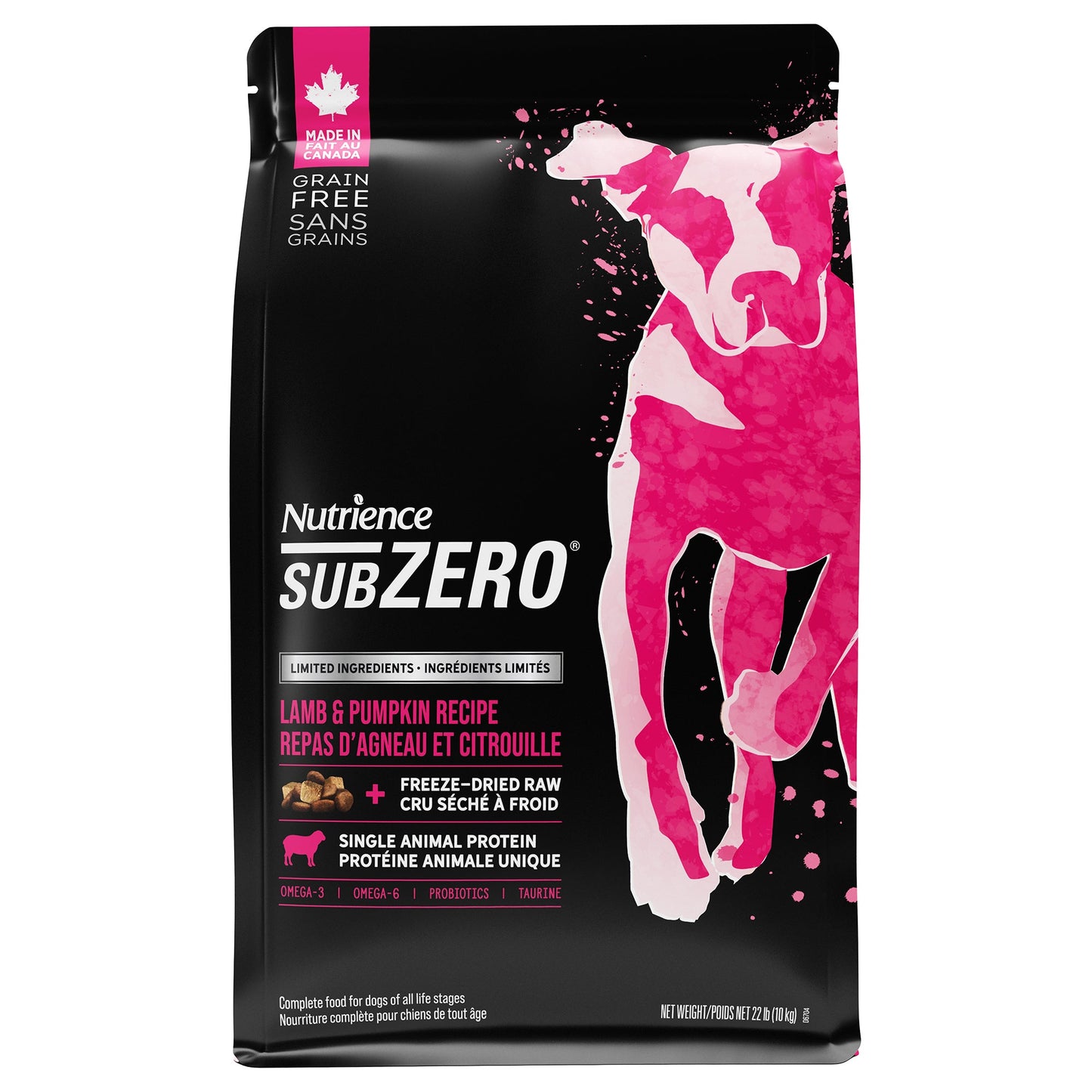 Nutrience SubZero Limited Ingredient Dog Food - Lamb and Pumpkin Recipe - 1.8 kg URBAN PAW PETS
