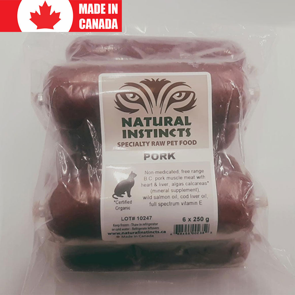 Pork for Cats Natural Instincts