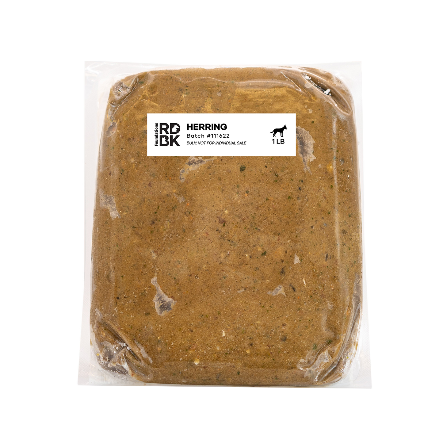 Foundations Herring Recipe for Dogs - Bulk (12 x 1lb) Red Dog Blue Kat