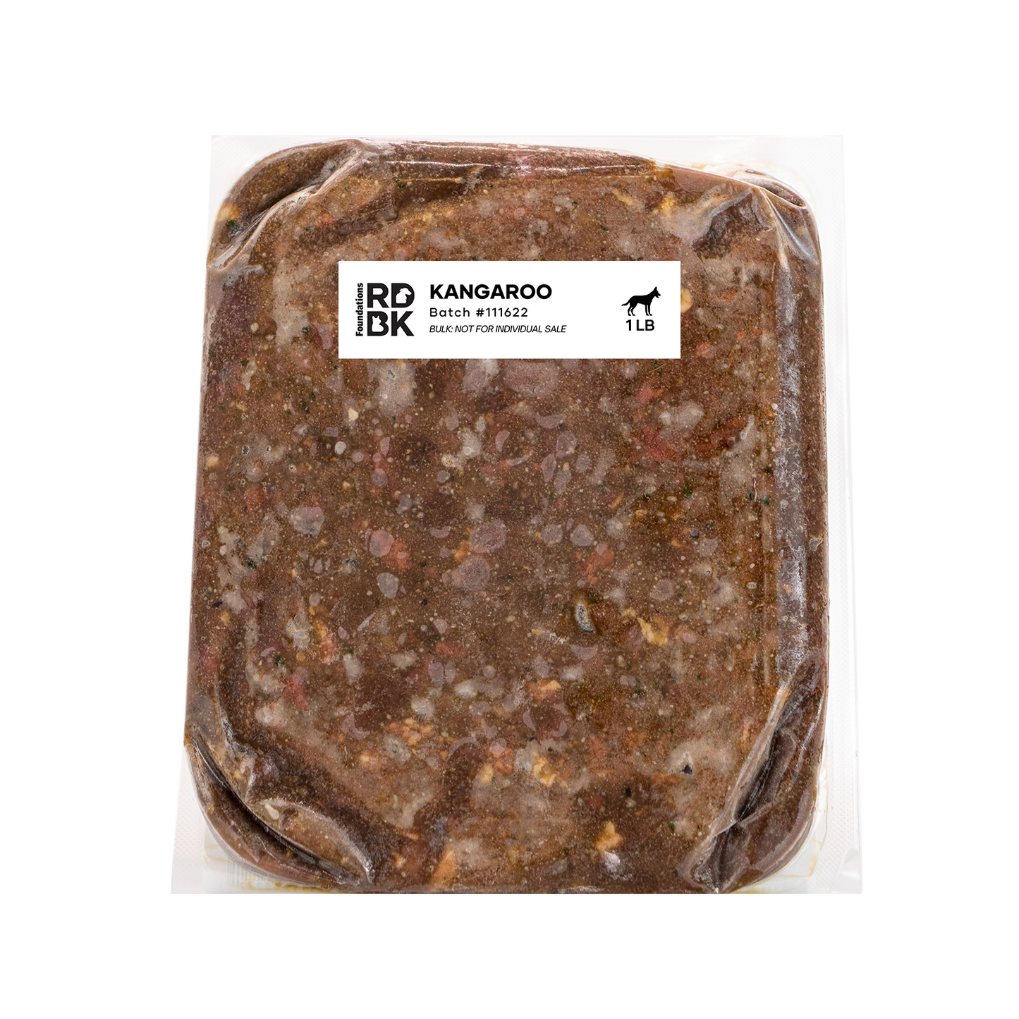 Foundations Kangaroo Recipe for Dogs - Bulk (12 x 1lb) Red Dog Blue Kat