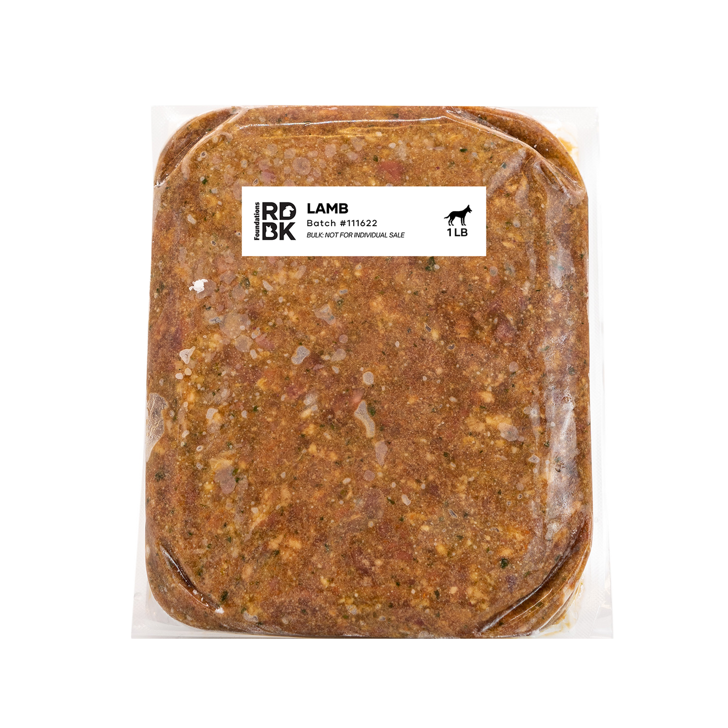 Foundations Lamb Recipe for Dogs - Bulk (12 x 1lb) Red Dog Blue Kat